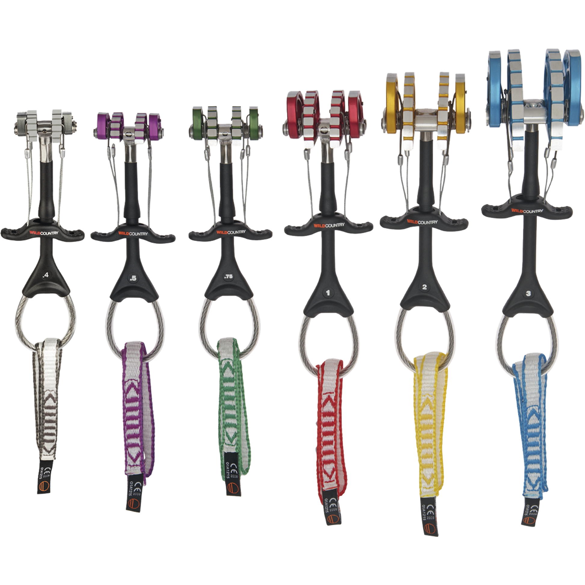 Wild Country Climbing Friend Set 0.4 / 0.5 / 0.75 / 1 / 2 / 3