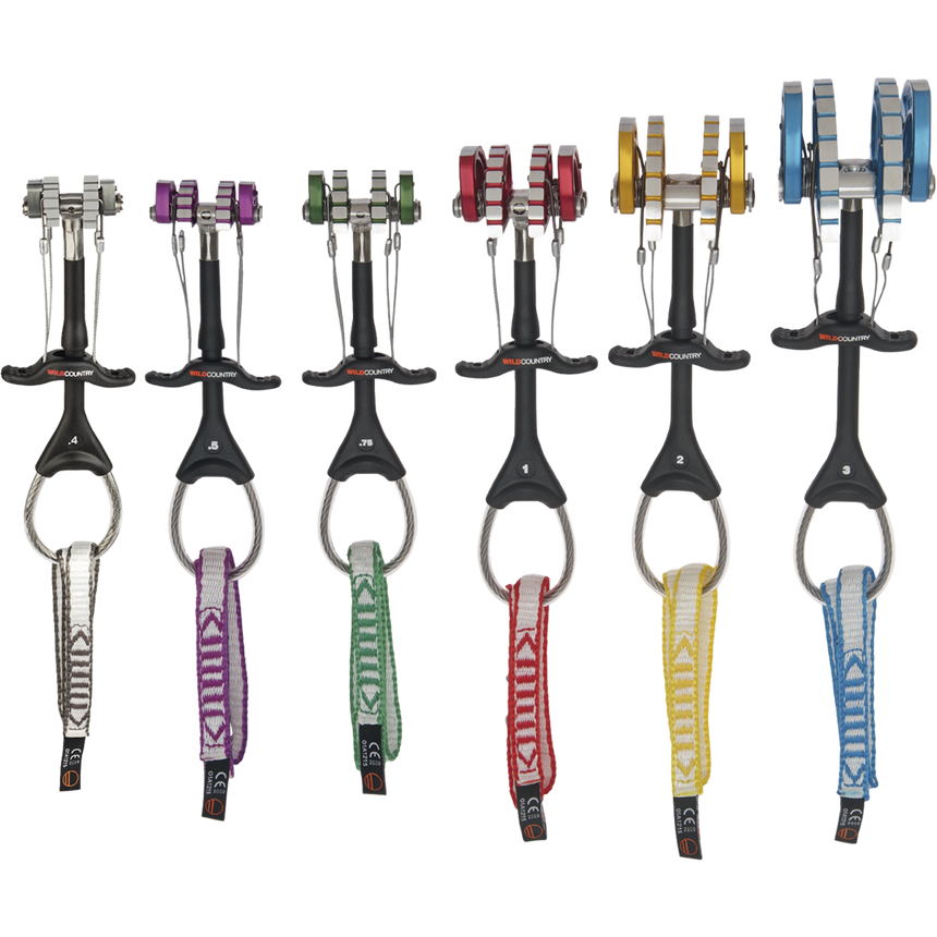Wild Country Climbing Friend Set 0.4 / 0.5 / 0.75 / 1 / 2 / 3