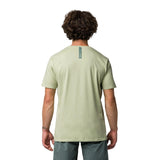 Wild Country Climbing Heritage Men's T-Shirt Jade - Back Fit on Model