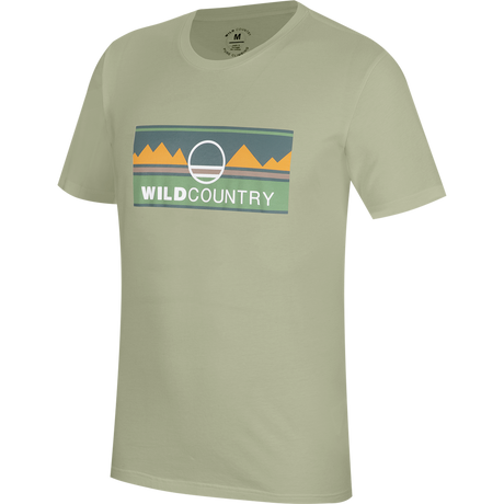 Wild Country Climbing Heritage Men's T-Shirt Jade - Front Angled