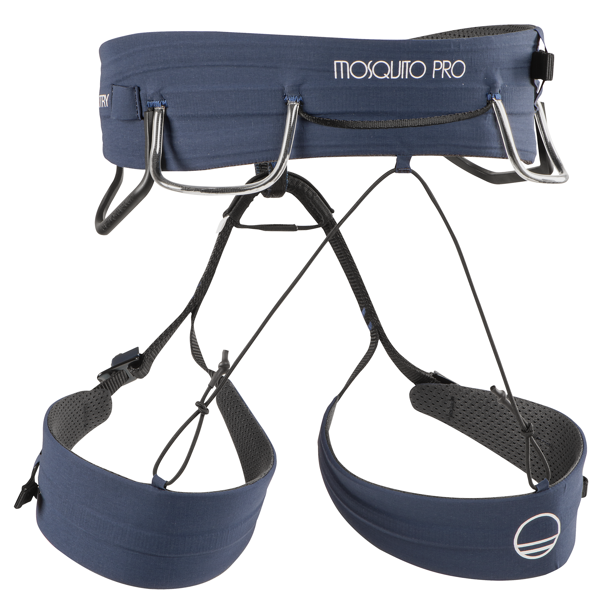 Wild Country Climbing Mosquito Pro Harness Outdoor Action Navy - Front