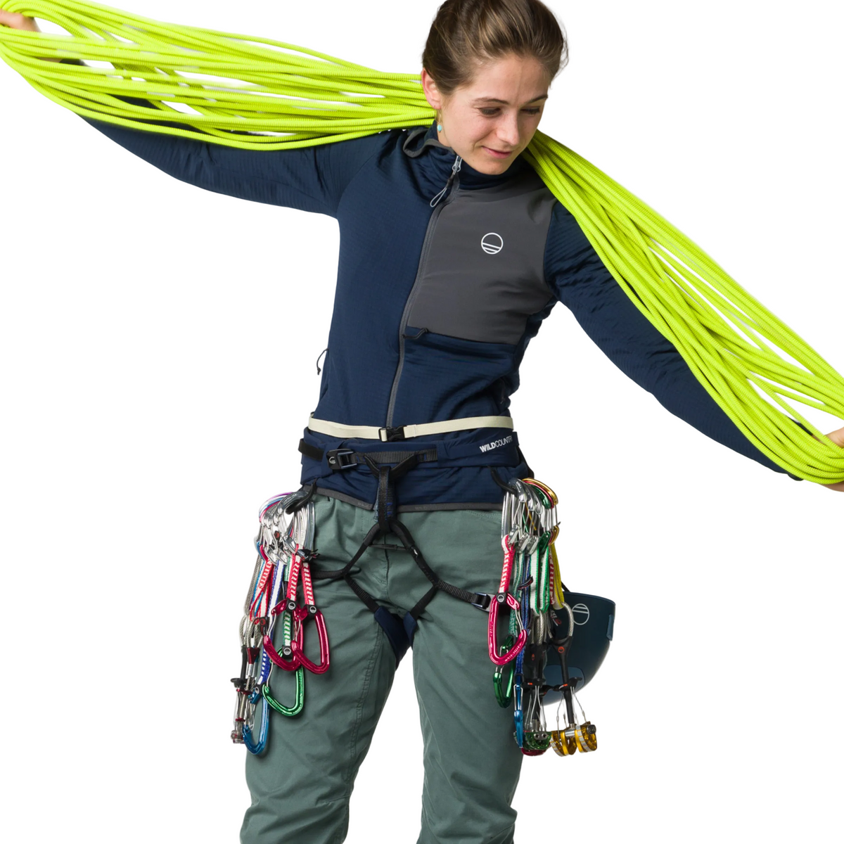 Wild Country Climbing Mosquito Pro Harness Outdoor Action Navy - Three rear gear loops