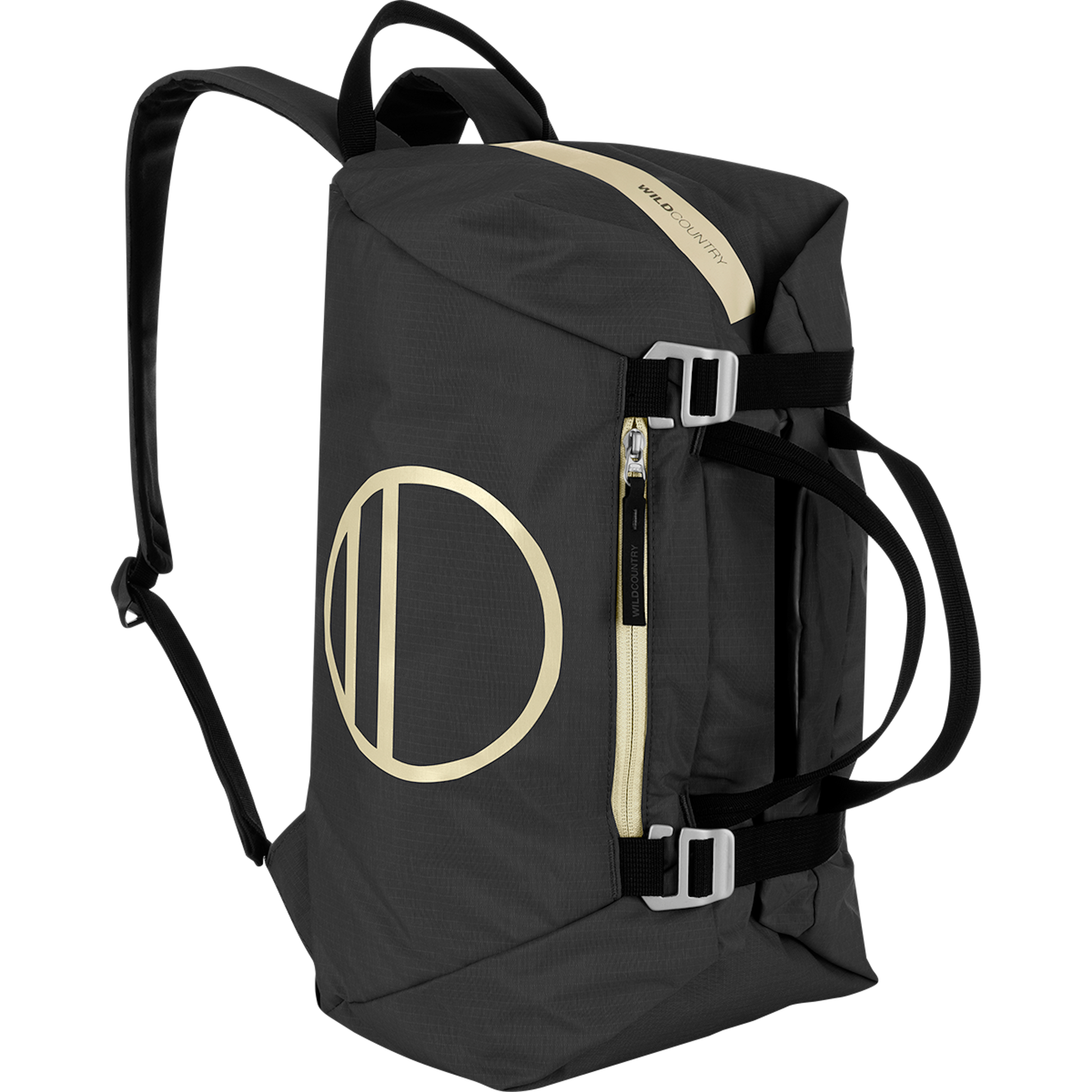 Wild Country Climbing Rope Bag Onyx - Front Angle