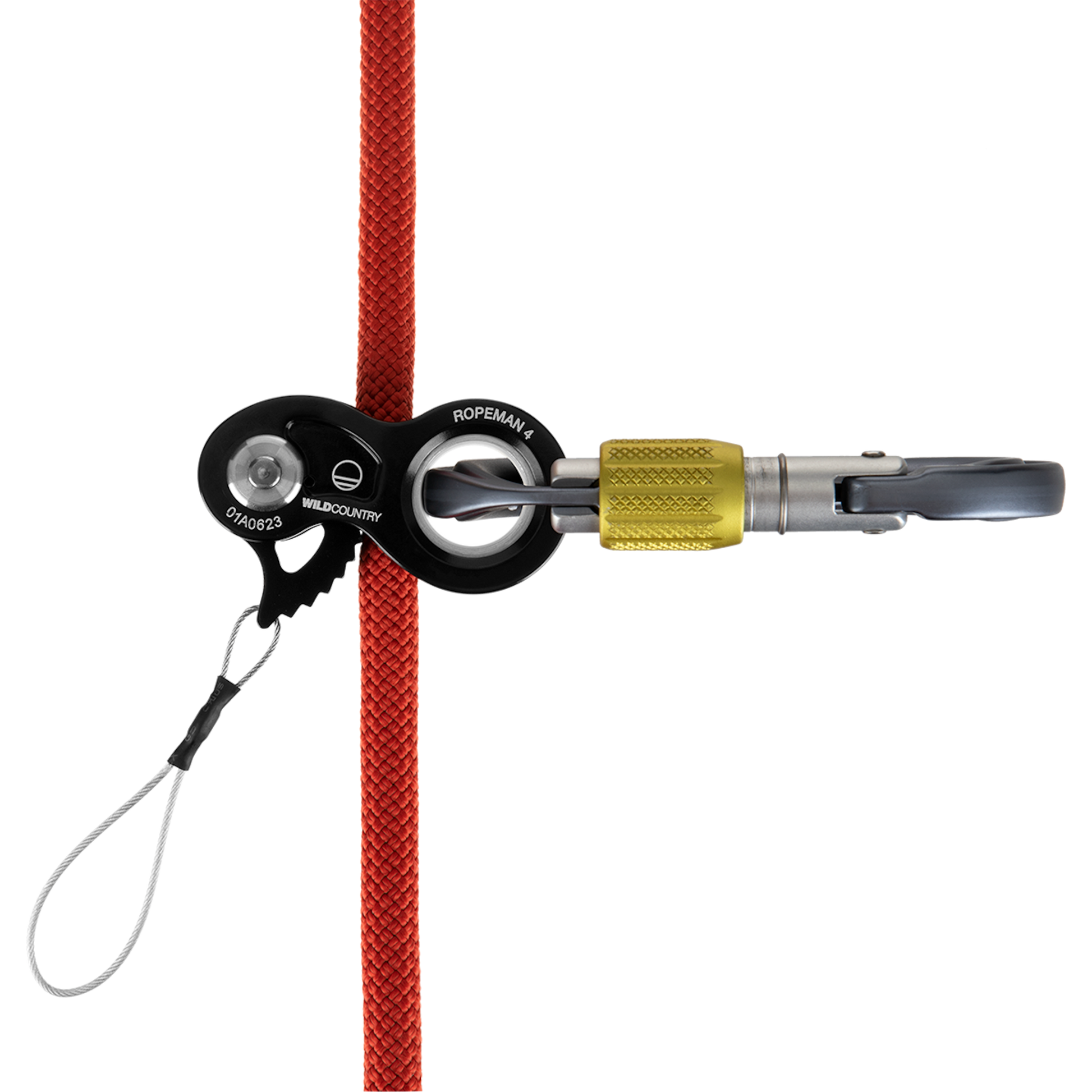 Wild Country Climbing Ropeman 4 Ascender Outdoor Action Black - For 8mm to 13mm ropes