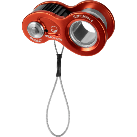 Wild Country Climbing Ropeman 4 Ascender Outdoor Action Orange - Front Angled