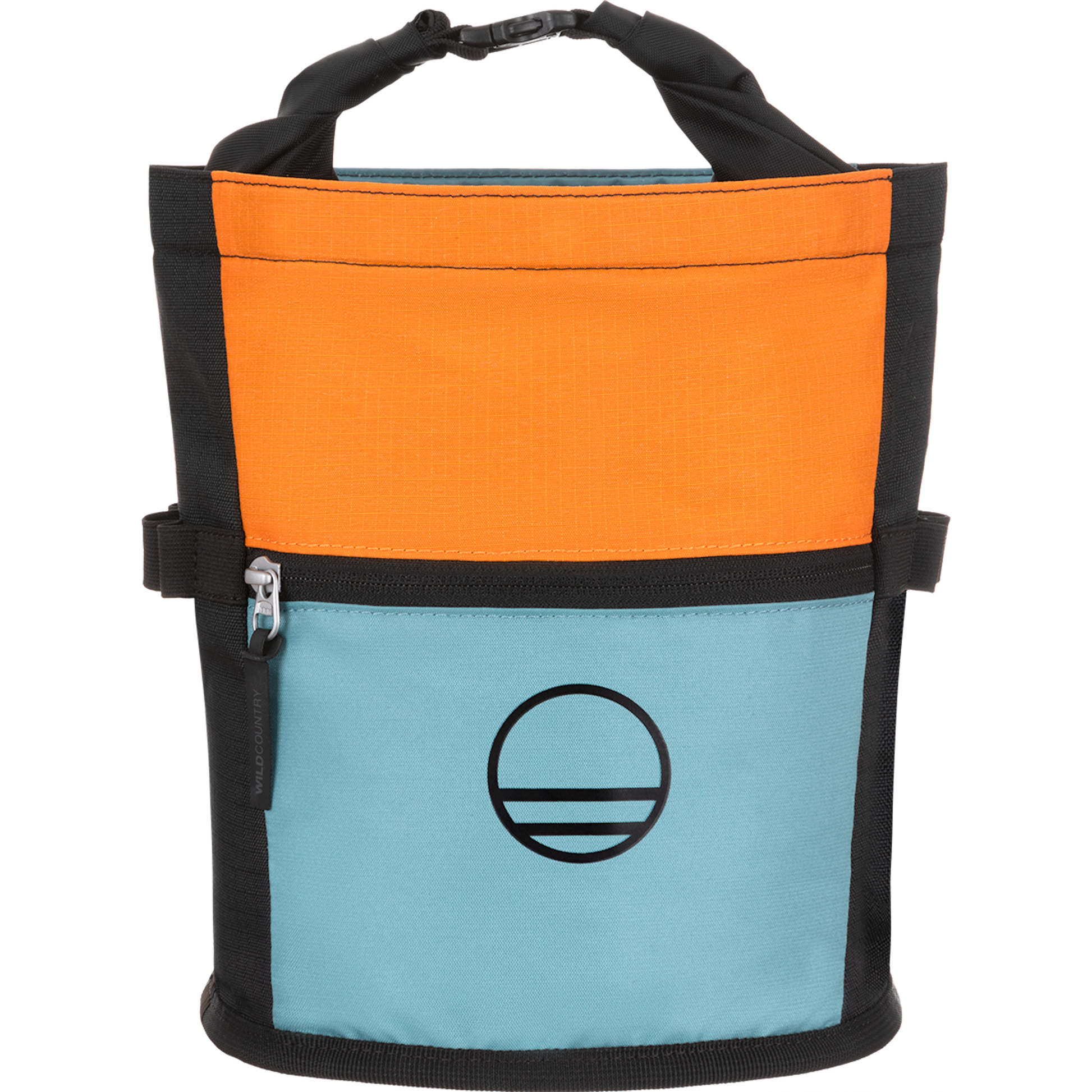 Wild Country Climbing Sequence Chalk Bucket Outdoor Action Deepwater/Sandstone/Black - Front