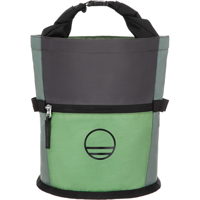 Wild Country Climbing Sequence Chalk Bucket Outdoor Action Green Ivy/Marsh/Onyx - Front