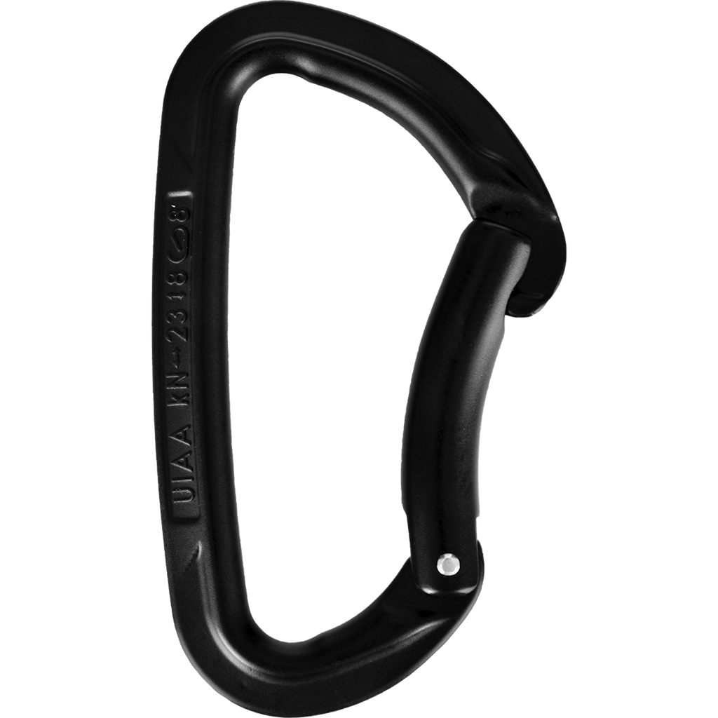 Wild Country Climbing Session Bent Gate Carabiner Outdoor Action Black - Side