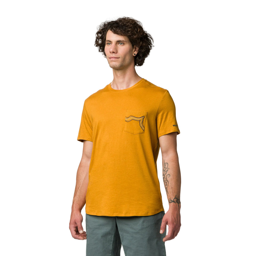 Wild Country Climbing Session Men's T-Shirt Joshua Brown - Model Front Angle View