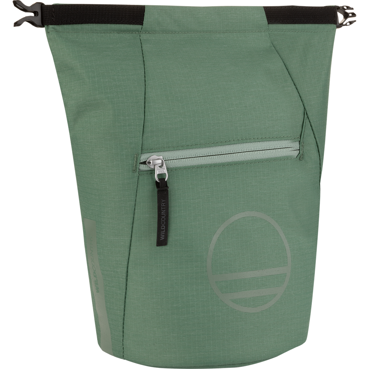 Wild Country Climbing Spotter Boulder Bag Green Ivy - Front Angle