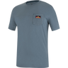 Wild Country Climbing Spotter T-Shirt Man Outdoor Action Deepwater - Front Angled