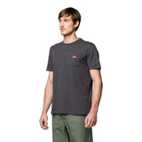 Wild Country Climbing Spotter T-Shirt Man Outdoor Action Onyx - Front Angled Fit on Model