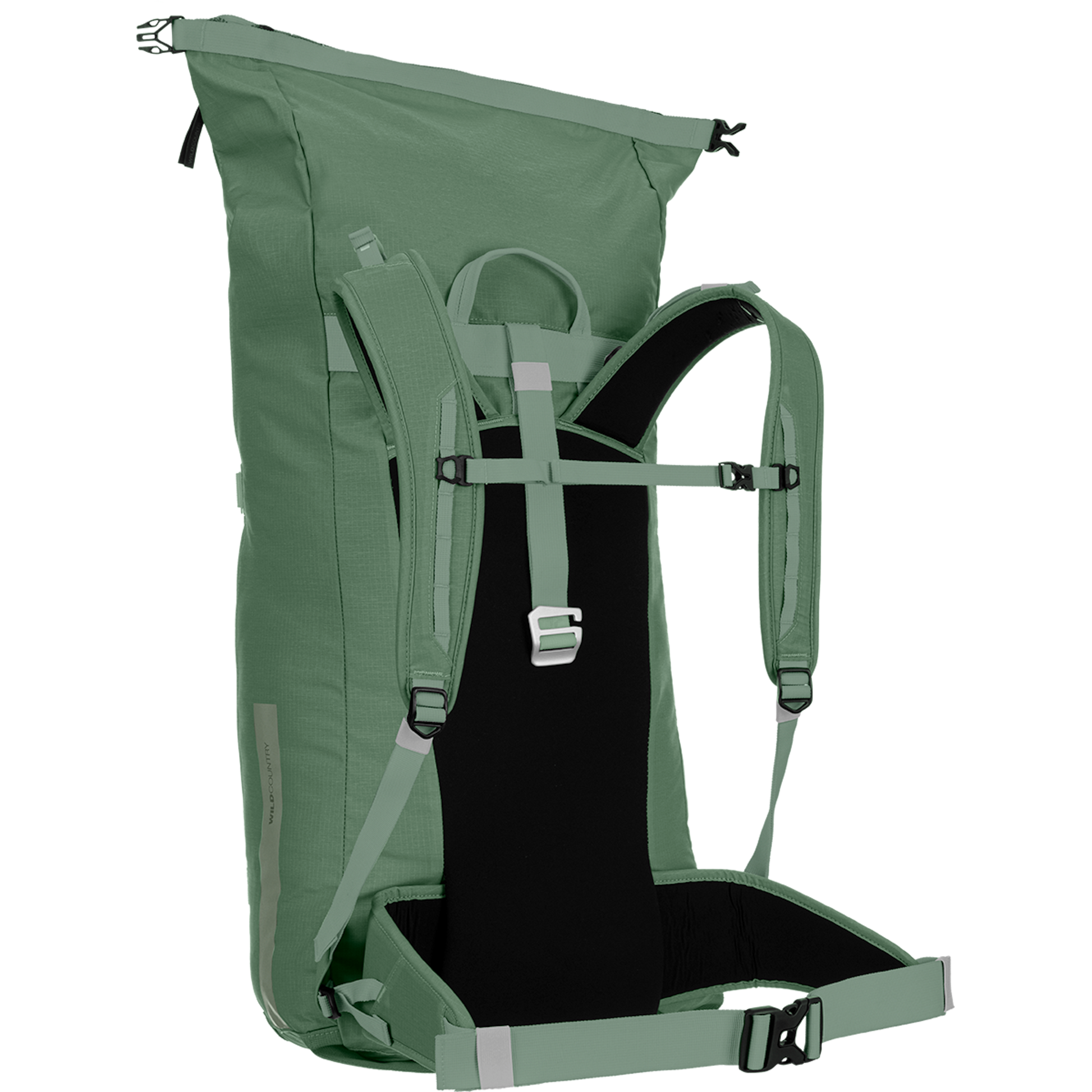Wild Country Climbing Stamina Gear Bag Green Ivy - Back Angle