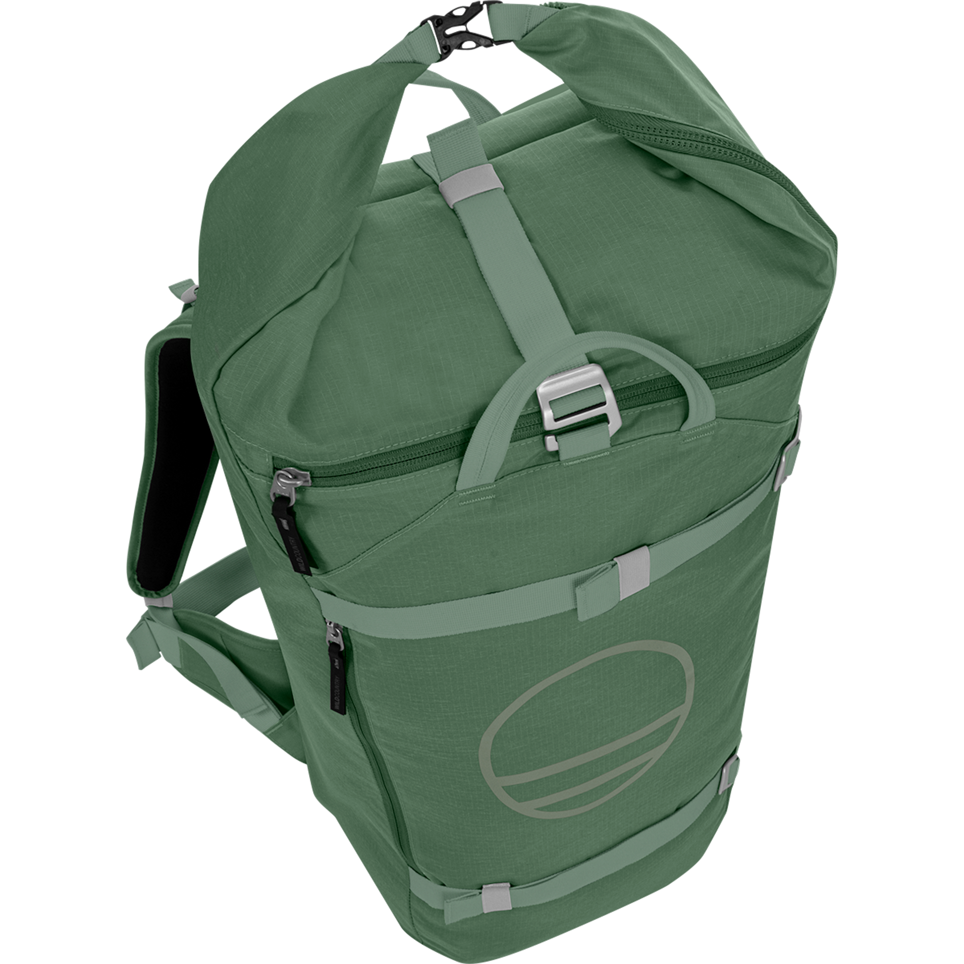 Wild Country Climbing Stamina Gear Bag Green Ivy - Top Angle