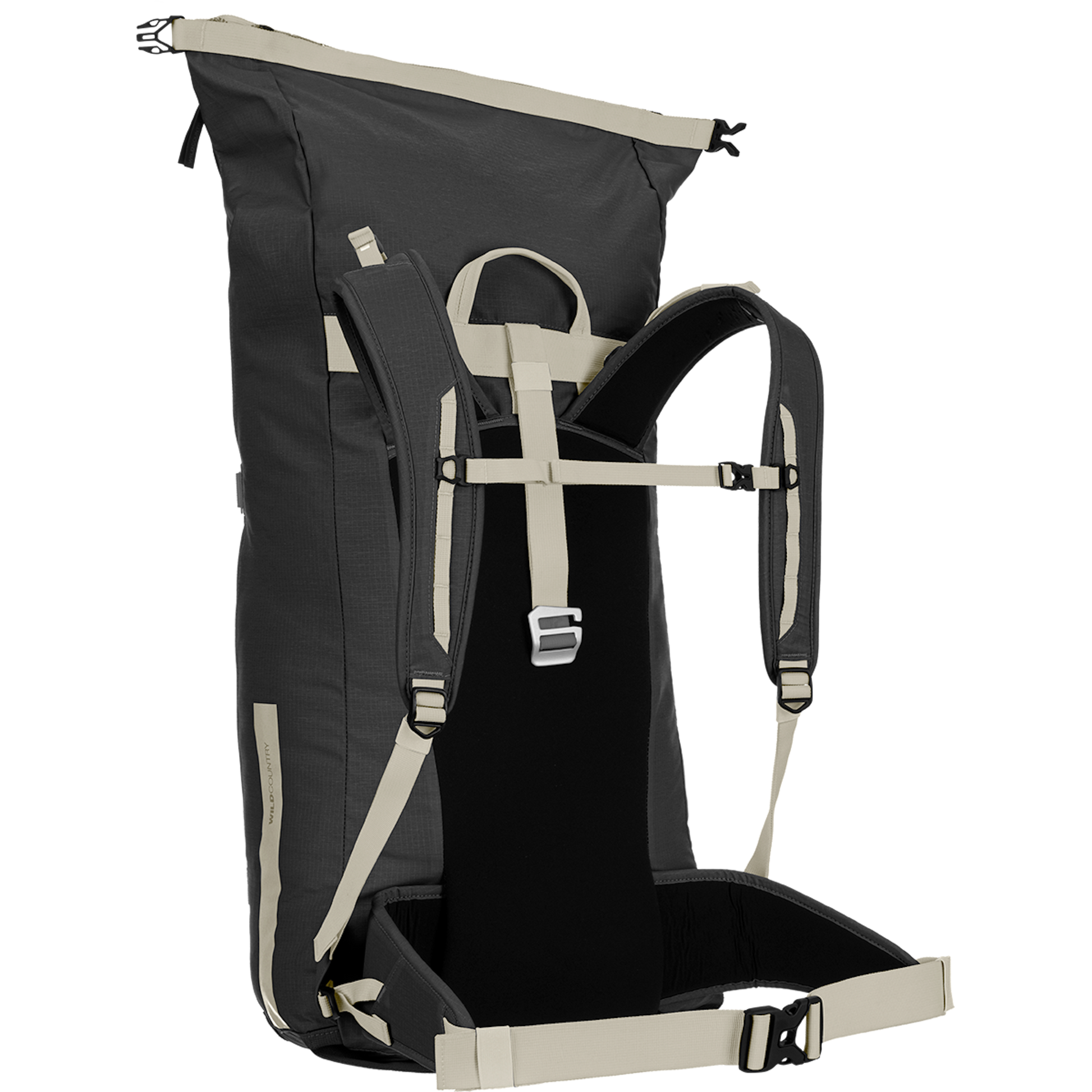 Wild Country Climbing Stamina Gear Bag Onyx - Back Angle