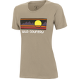Wild Country Climbing Stamina Women's T-Shirt Brindle - Front Angle View