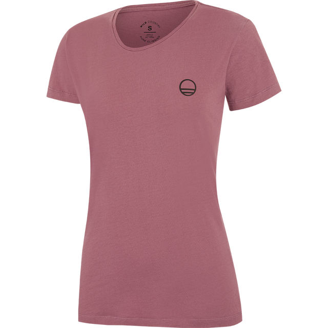 Wild Country Climbing Stamina Women's T-Shirt Mallow - Front Angle View