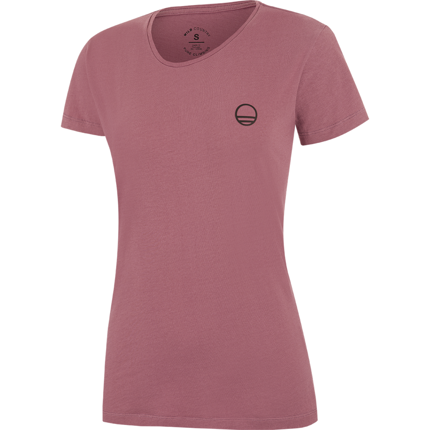 Wild Country Climbing Stamina Women's T-Shirt Mallow - Front Angle View