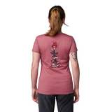Wild Country Climbing Stamina Women's T-Shirt Mallow - Model Back View