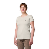 Wild Country Climbing Stamina Women's T-Shirt Moonstone - Model Front Angle View