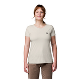 Wild Country Climbing Stamina Women's T-Shirt Moonstone - Model Front View
