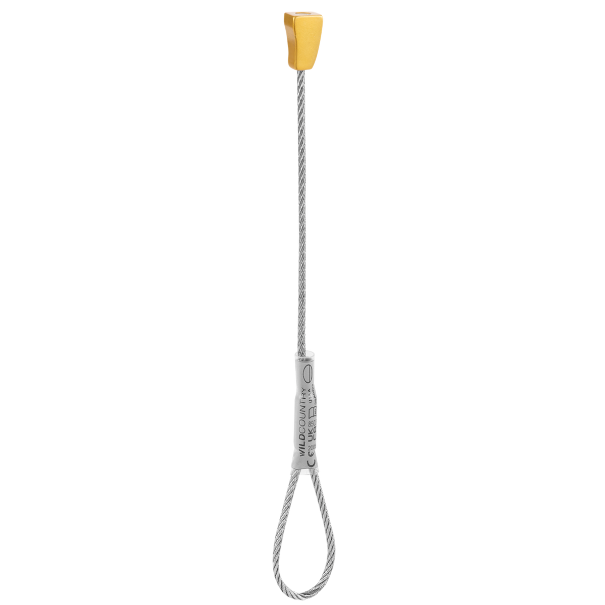 Wild Country Climbing Superlight Rock Outdoor Action Grey - Full View yellow
