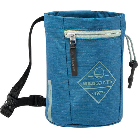 Wild Country Climbing Syncro Chalkbag Outdoor Action Petrol - Front Angled