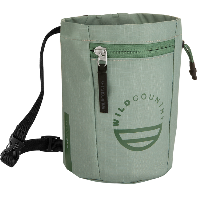 Wild Country Climbing Syncro Chalkbag Outdoor Action Seaweed - Front Angled