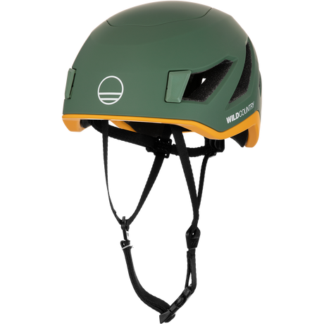Wild Country Climbing Syncro Helmet Outdoor Action Green Ivy- Front Angled