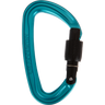 Wild Country Climbing Wildscrew Screwgate Carabiner Black/Turquoise - Closed