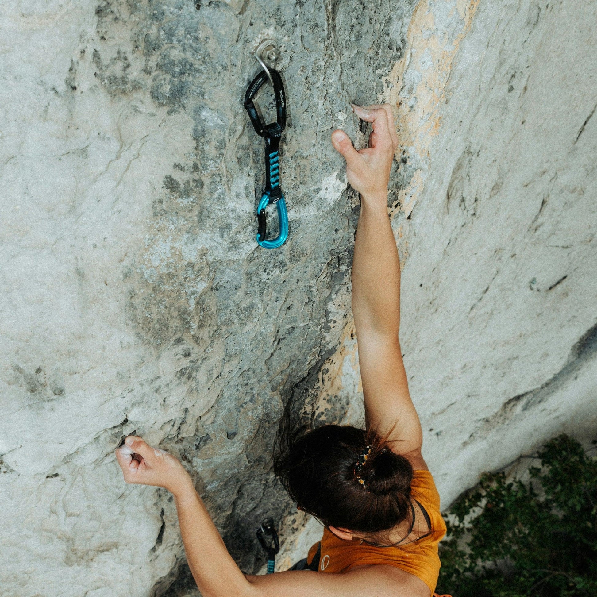 Wild Country Climbing Wildsport Quickdraw 6x12cm Black/Turquoise - Model Climbing Rock