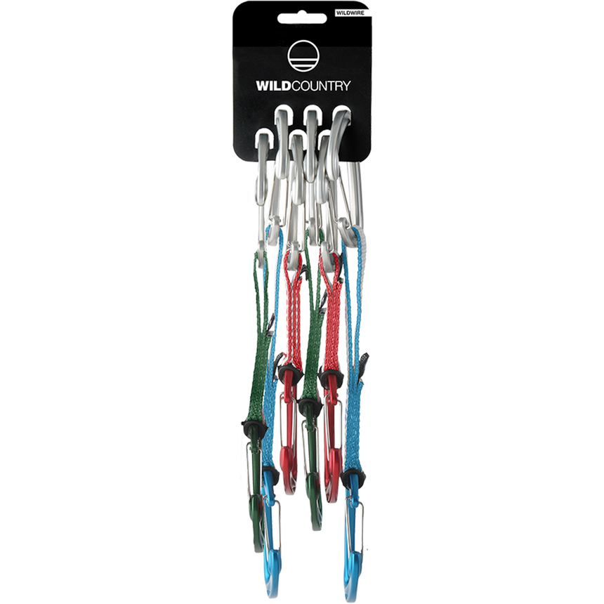 Wild Country Climbing Wildwire Quickdraw Trad 6 Pack Outdoor Action Assorted Colour -  Set