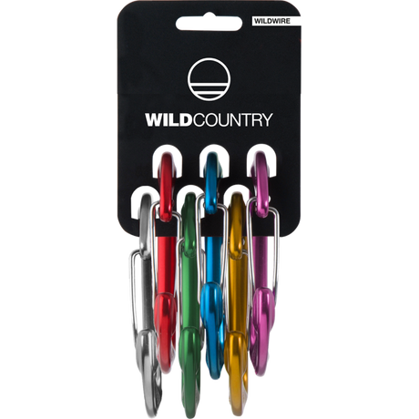 Wild Country Climbing Wildwire Rack 6 Pack Carabiner - SET