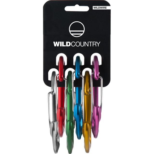 Wild Country Climbing Wildwire Rack 6 Pack Carabiner - SET