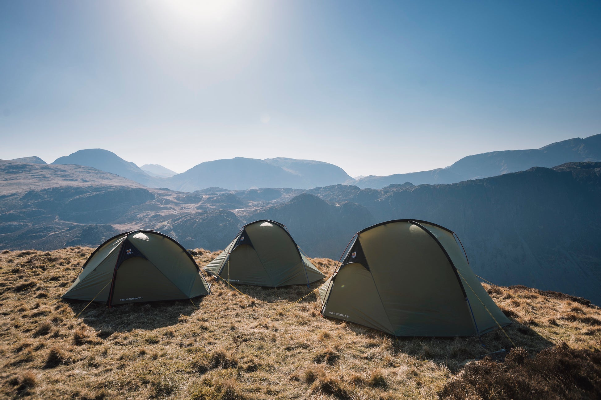 Wild Country Helm Compact 2 Tent Outdoor Action- On Field 1