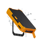 Xtorm Rugged Solar Powerbank 10.000 mAh - 20W front view with water