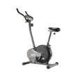 Gray exercise bike with 'York Fitness' branding on a white background