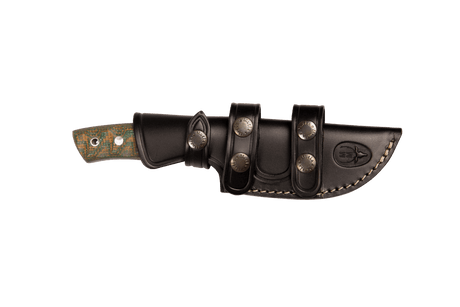 Muela Kodiak 10G fixed blade knife and leather sheath