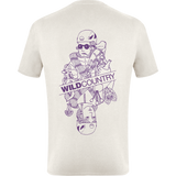 Wild Country Climbing Flow T-Shirt Man Outdoor Action Moonstone - Back