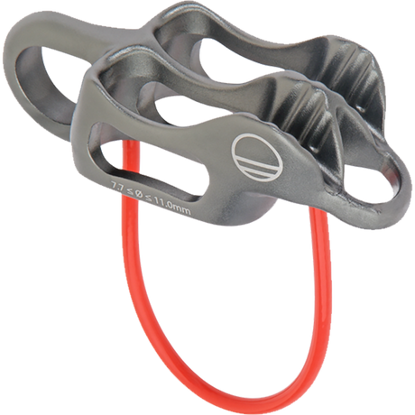 Wild Country Climbing Pro Guide Lite Belay Outdoor Action Gunmetal/Tangerine - Full View