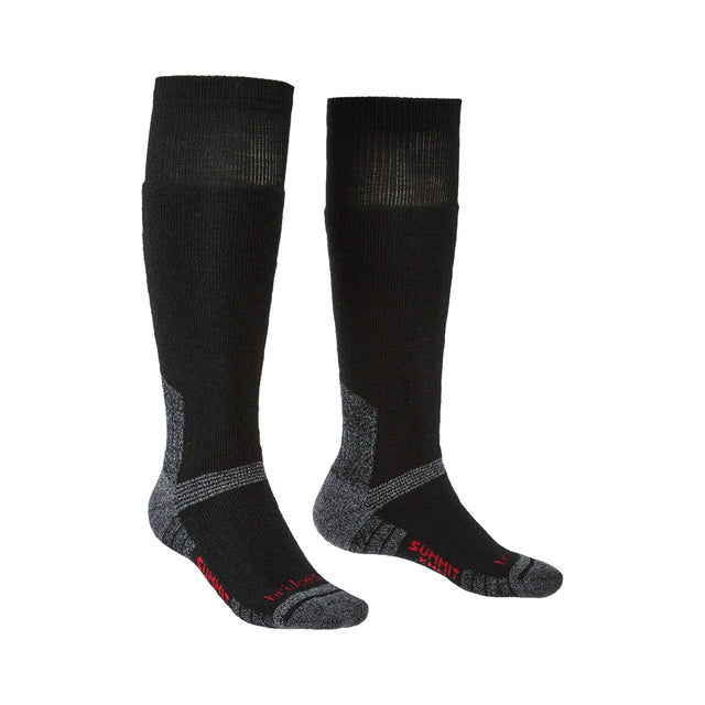Bridgedale Explorer Heavyweight Merino Performance Knee Socks in Black, product view