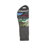 Bridgedale Men's Hike Lightweight Merino Performance Boot Socks in Grey Heather, alternate view 3