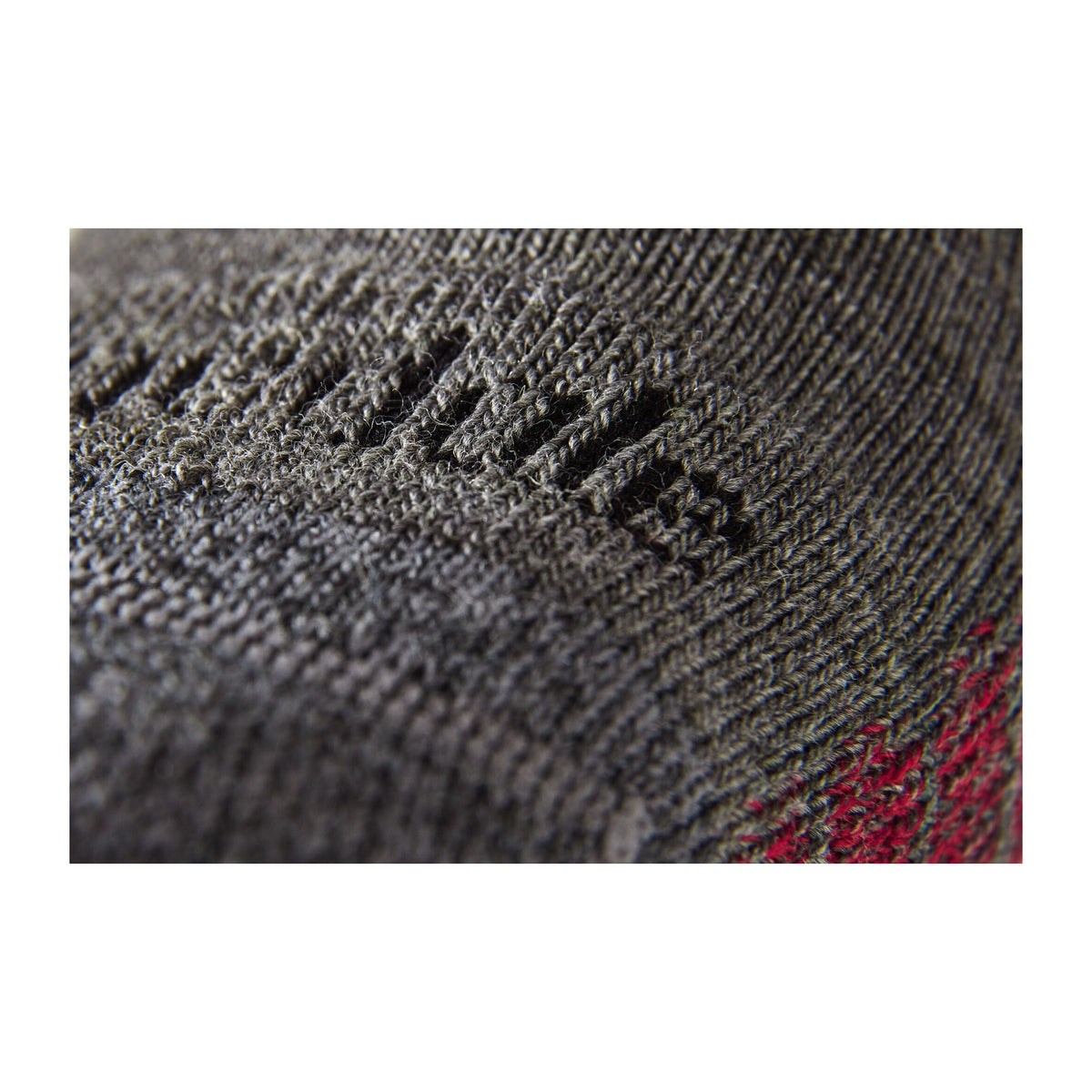 Bridgedale Men's Hike Lightweight Merino Performance Boot Socks in Grey Heather, alternate view 4