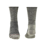 Bridgedale Men's Hike Midweight Merino Comfort Boot Socks in Stone Grey, alternate view 2