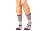 Bridgedale Women's Hike Lightweight Coolmax Comfort Boot Socks in Plum, alternate view 4