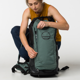 Wild Country Climbing Crag Hauler 40 Backpack Outdoor Action Black/Marsh - Dual-density back panel
