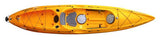 Mission CATCH 390 kayak, Orange Fade, top view
