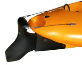 Mission CATCH 390 kayak, rudder and steering line detail