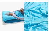Sea to Summit Breeze Sleeping Bag Liner Outdoor Action Blue Atoll- fabric