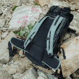 Wild Country Climbing Crag Hauler 40 Backpack Outdoor Action Black/Marsh - Product In Use
